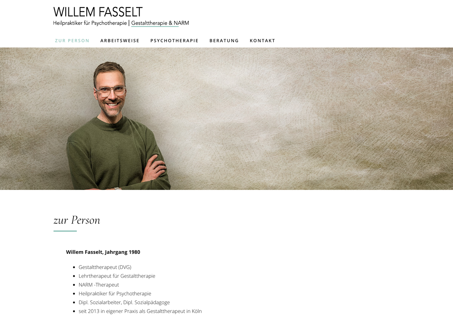 Zur Person & Arbeitsweise